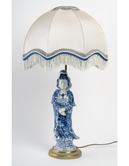 A China Porcelain Lamp.  19 century.