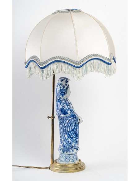 A China Porcelain Lamp.  19 century.