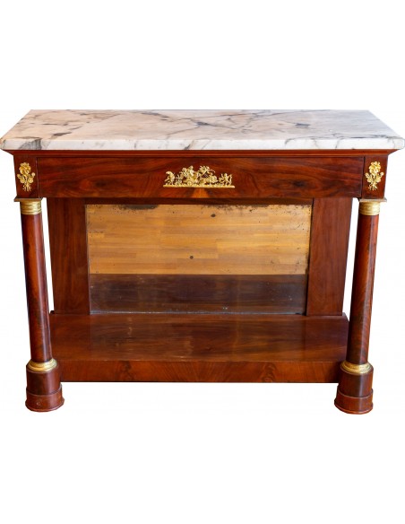 A 1st Empire period (1804 - 1815) console table. 19th century.