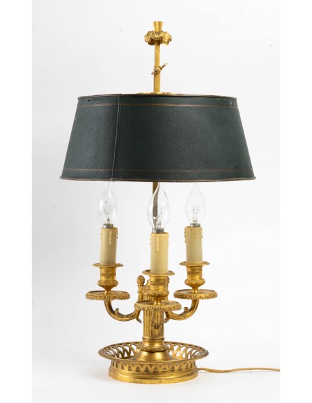 A  Bouillotte Lamp.  19th century.