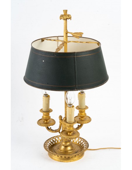 A  Bouillotte Lamp.  19th century.