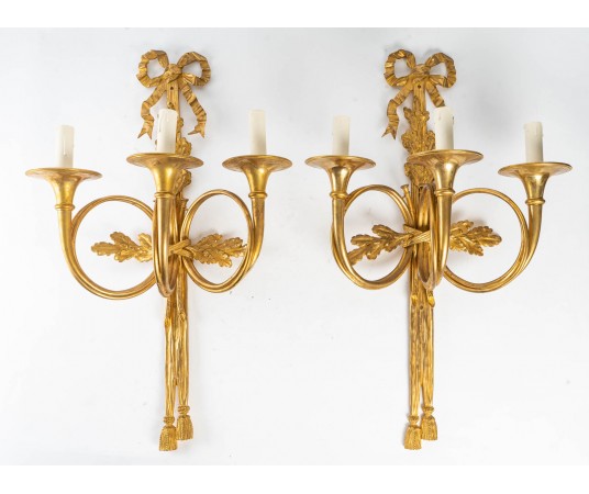 Paire d'appliques de style...