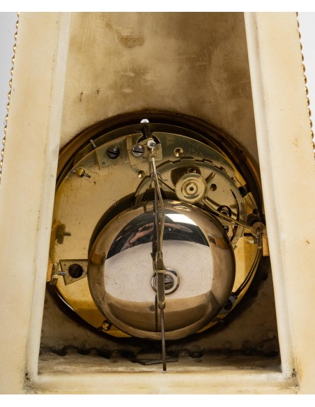 A Louis XVI Period (1774 - 1793) Obelisk Clock.   18th century.