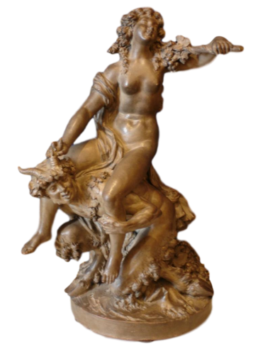 Faune et bacchante.