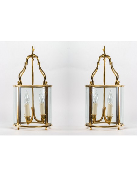 A Pair of Lanterns in Louis XVI Style.