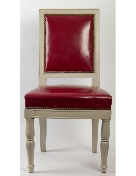 Paire de chaises d'époque 1er Empire (1804 - 1815).  XIXème siècle