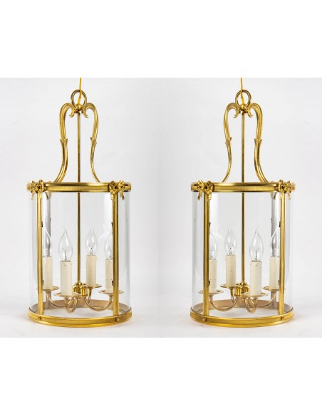 A Pair of Lanterns in Louis XVI Style.