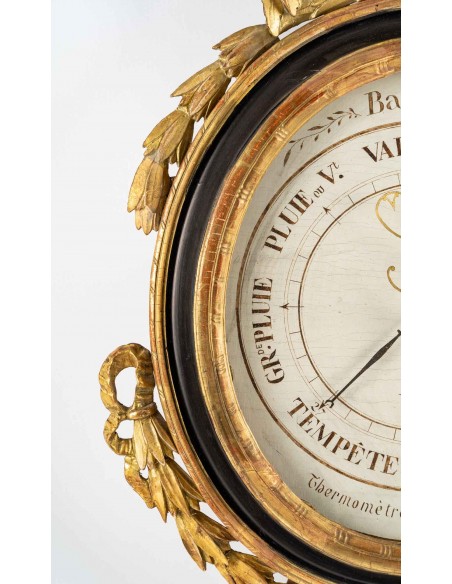 A Louis XVI Period (1774 - 1793) Barometer - Thermometer.  18th century.