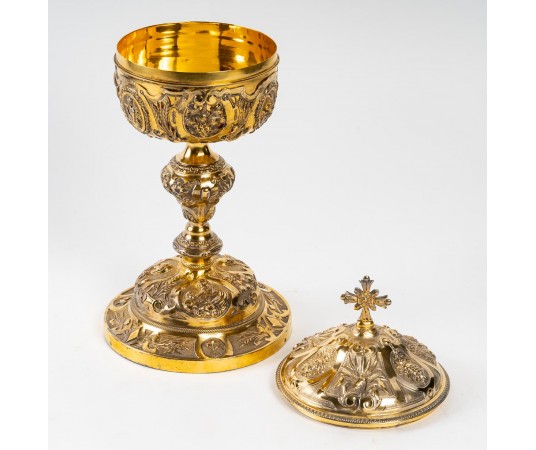 Ciboire.  XIXème siècle.