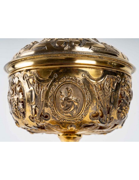 A Ciborium.  19th century.