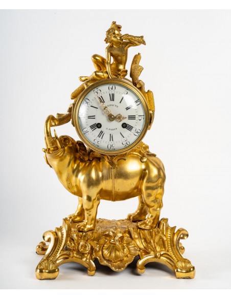 A Clock in Louis XV Style.  19th century.