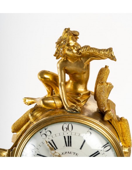 A Clock in Louis XV Style.  19th century.