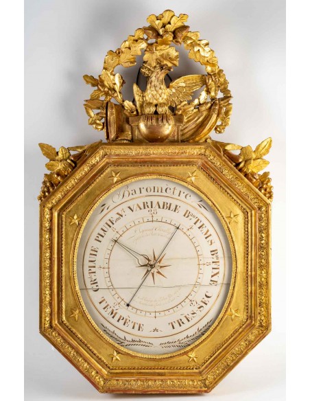 A 1st Empire Period (1804 - 1815) Barometer.  19th century.