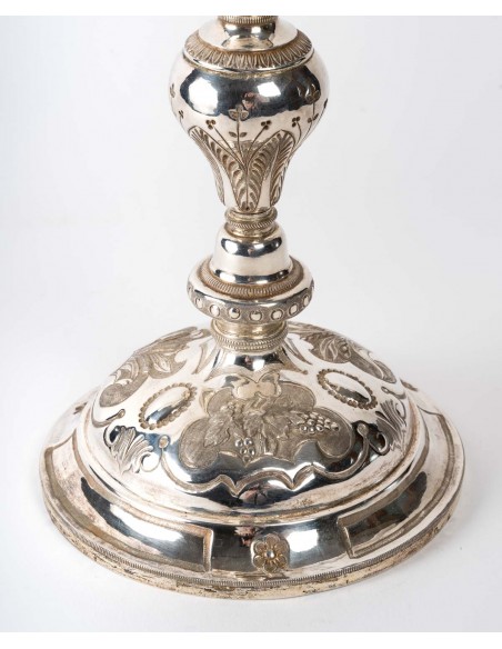 Chalice and its Paten.  19th century.