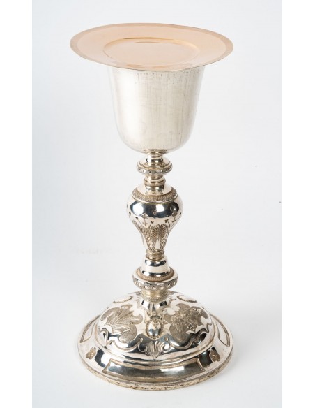 Chalice and its Paten.  19th century.