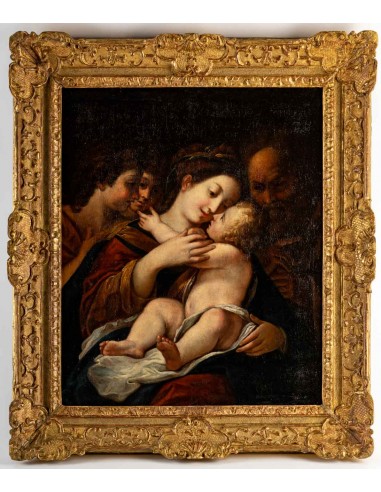 Virgin with the Child surrounded by...