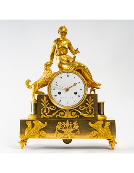 A 1st Empire Period (1804 - 1815) Clock.  19th century.