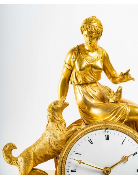 A 1st Empire Period (1804 - 1815) Clock.  19th century.