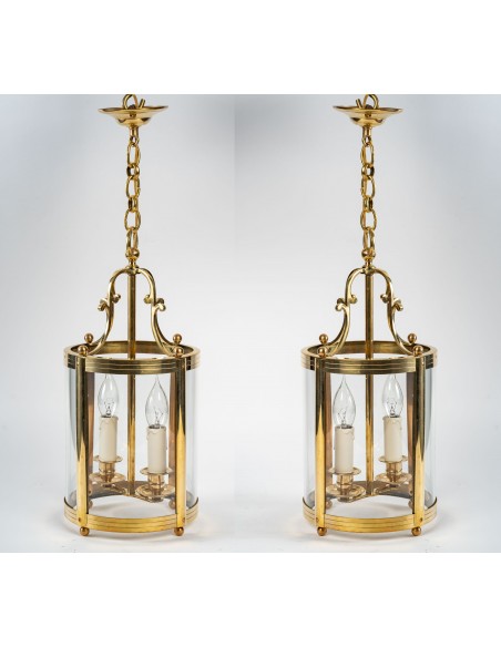 A Pair of Lanterns in Louis XVI Style.