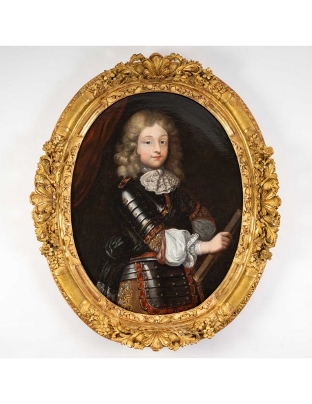 Portrait d'un jeune prince.  XVIIème siècle.