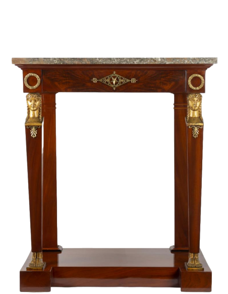 A 1st Empire period (1804 - 1815) console table. 19th century.