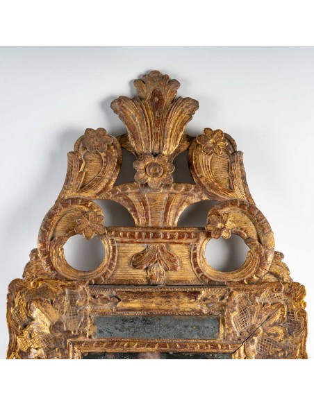 Miroir d'époque Louis XIV (1643 - 1715). XVIIème siècle.