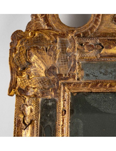 Miroir d'époque Louis XIV (1643 - 1715). XVIIème siècle.