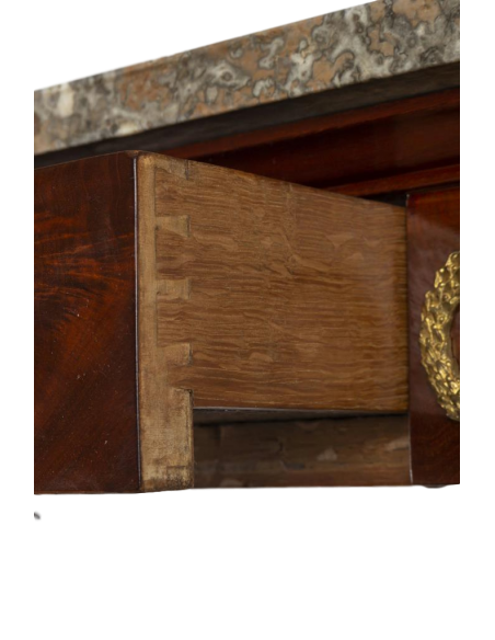 A 1st Empire period (1804 - 1815) console table. 19th century.