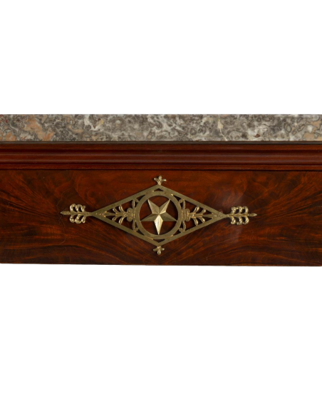 A 1st Empire period (1804 - 1815) console table. 19th century.