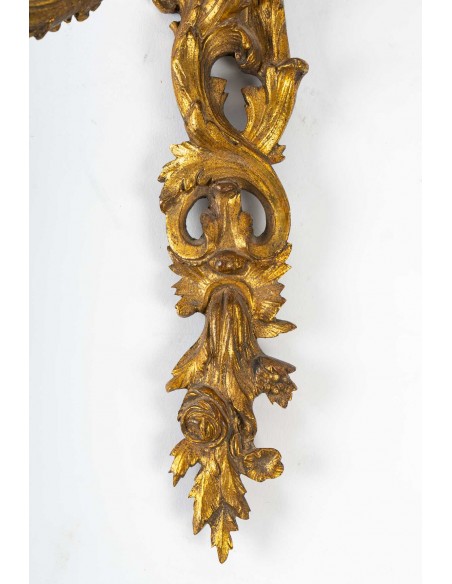 Paire d'appliques de style Régence d'époque Napoléon III (1851 - 1870).  XIXème siècle.