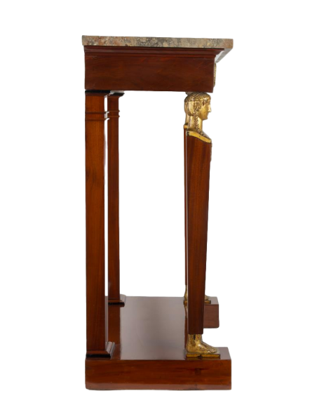 A 1st Empire period (1804 - 1815) console table. 19th century.