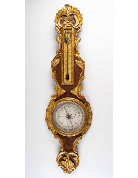 A Louis XV Period ( 1724 - 1774) Barometer - Thermometer.  18th century..