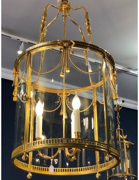 An Important Lantern in Louis XVI Style.  19th century.