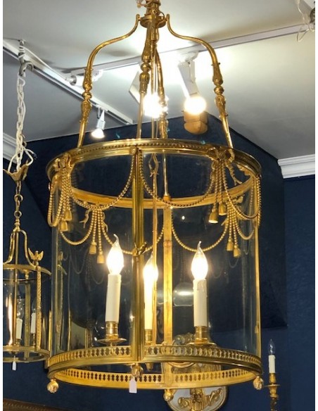 An Important Lantern in Louis XVI Style.  19th century.