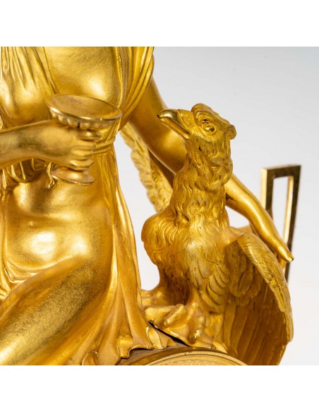 A 1st Empire period (1804 - 1815) clock. 19th century.
