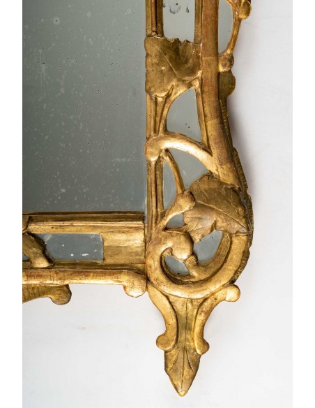 A Louis XV Period (1724 - 1774) Important Mirror.  18th century.