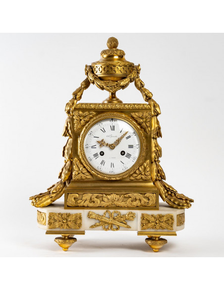 A Clock in Louis XVI Style.  19th century.