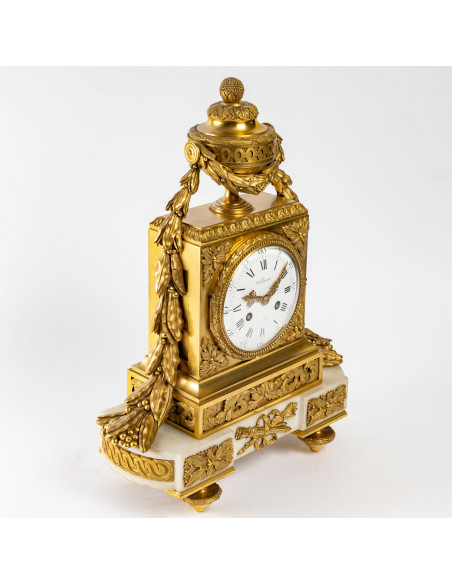 A Clock in Louis XVI Style.  19th century.