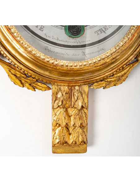 A Louis XVI Period ( 1774 - 1793) Barometer - Thermometer.  18th century.