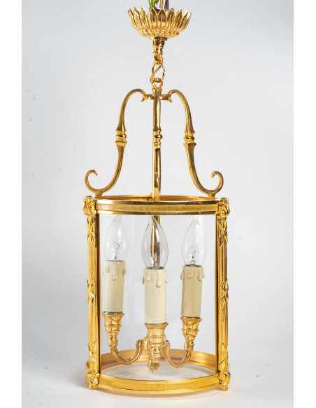 A Pair of Lanterns in Louis XVI Style.  20th century.