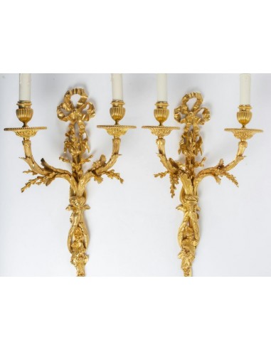 A Pair of Louis XVI style wall...