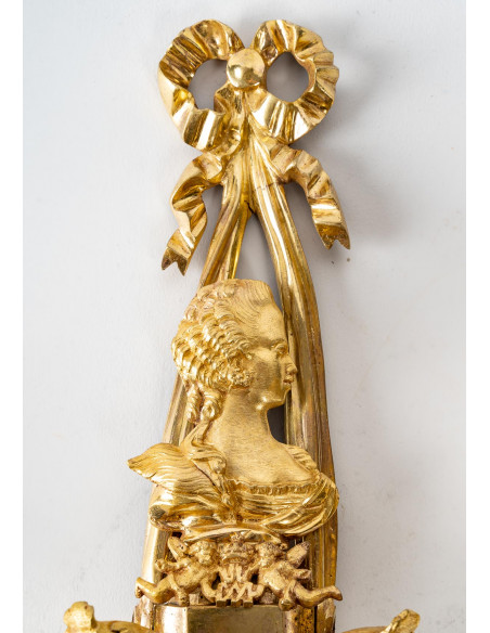 A Louis XVI Period (1774 - 1793) Pair Wall - Lights.  18th century.