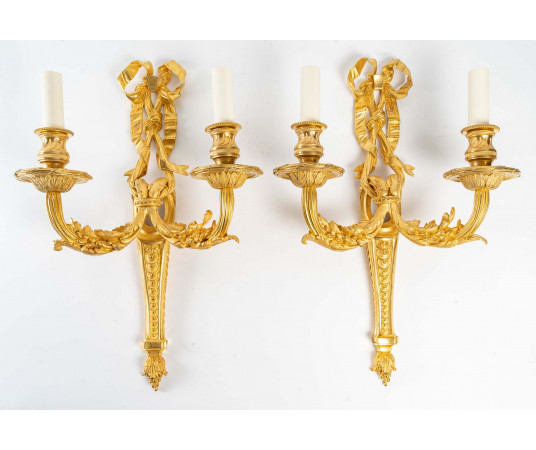 Paire d'appliques de style...