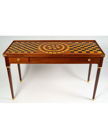 A Louis XVI Period (1774 - 1793) Tric - Trac Table.  18th century.