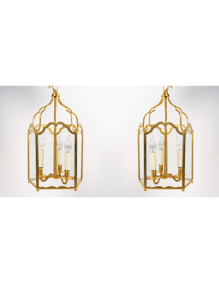 A Pair of Lanterns in Louis XV Style.  20th century.