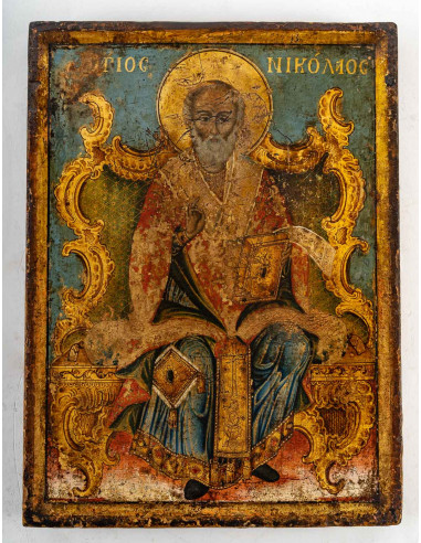 An Icon Representing Saint Nikolai...