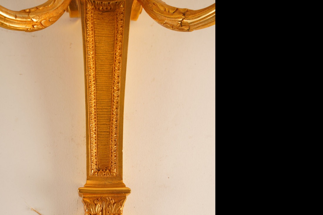 A Pair of Louis XVI style wall... A Pair of Louis XVI style wall...
