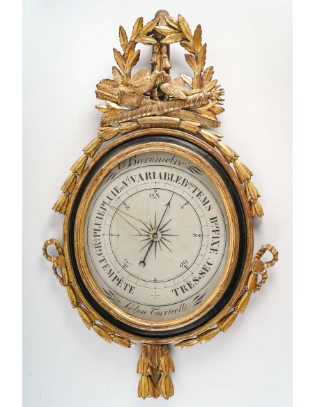 A Louis XVI Period (1774 - 1793) Barometer.  18th century.