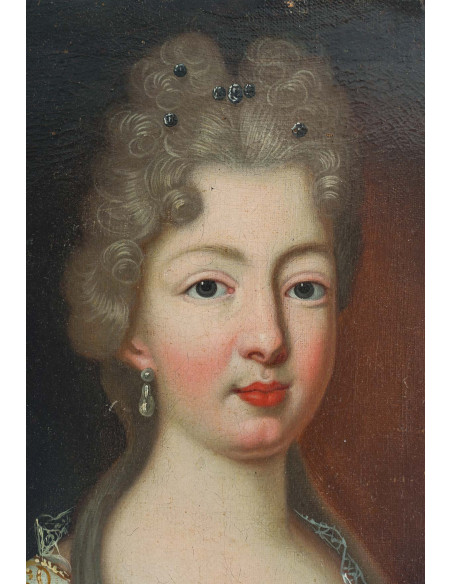 Portrait d'une princesse royale.  XVIIe siècle.