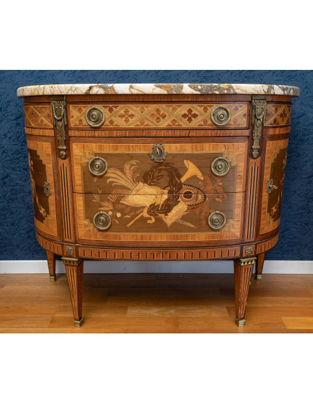A Commode in Louis XVI Style.  19th century.